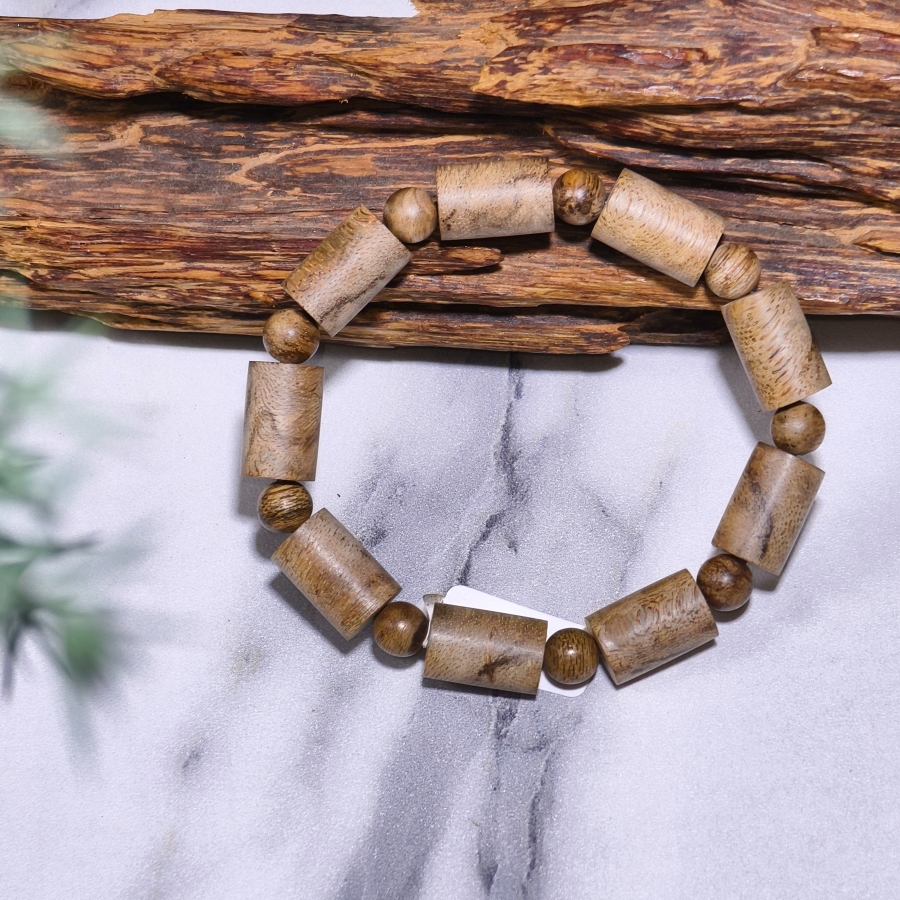 Vòng Tay Trầm Hương Đốt Trúc - Nam 12mm